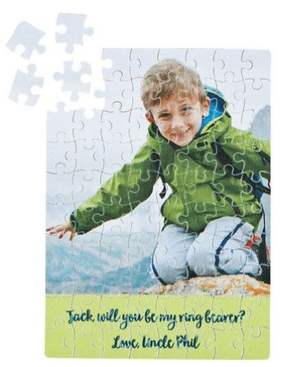 Puzzle as Gifts for Flower Girl and Ring Bearer