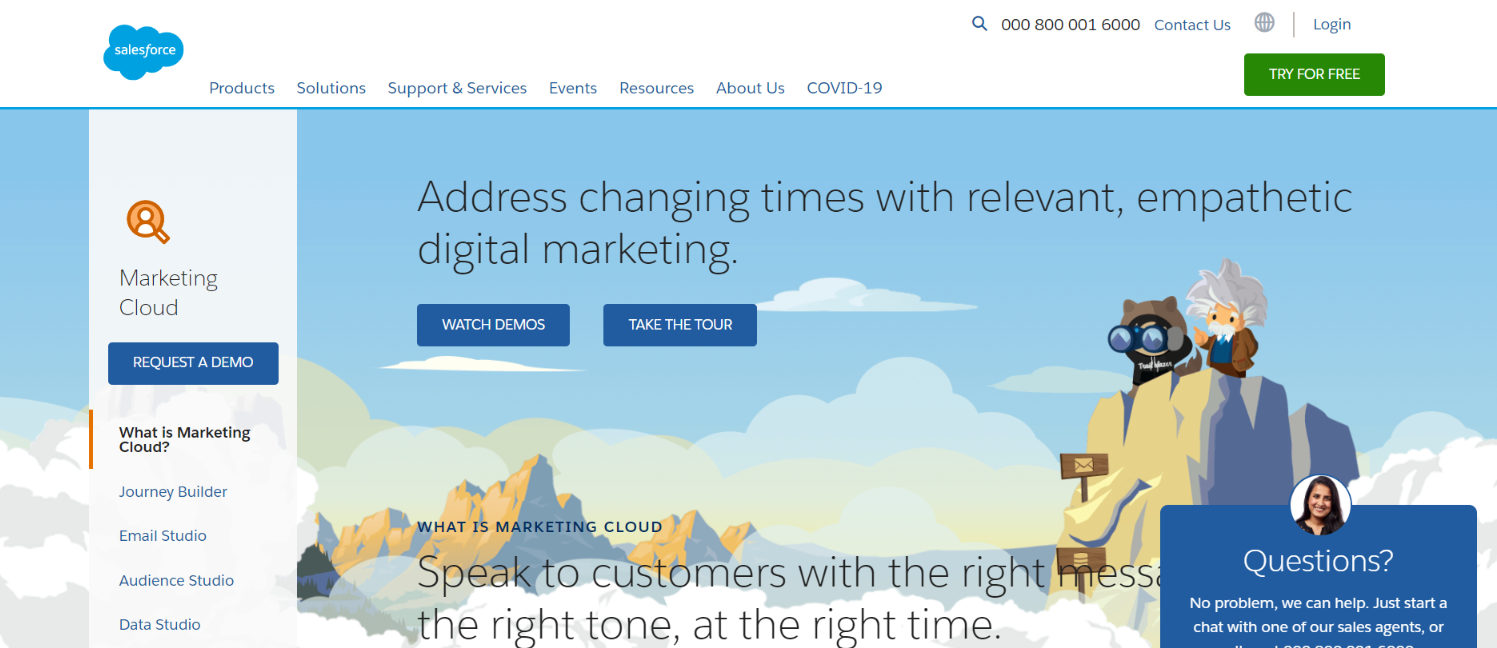 Salesforce a tool for global marketing 